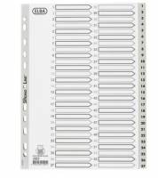 Elba Strongline register A4 hvid med sorte tal 1-54 | OUTLET