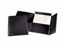 Esselte elastikmappe 3-klap karton A4 sort