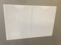 Office magnetlomme A4 opdelt til 2 x A5 lomme hvid