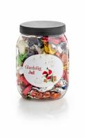 Firmajulegave Jars med Julemix chokolade 550g