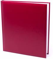 Gæstebog uden tryk 23x25cm Balacrom rødbrun