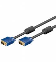 Goobay SVGA Monitorkabel 3 meter skærmet sort