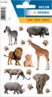 Herma stickers Decor Afrikas dyr, 3 ark