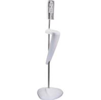 Hagleitner stander 38,8x37,9x130,8cm plast/st&aring;l til Hagleitner desinfektions dispenser sort