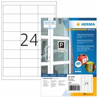 Herma etiket ekstra vejrbestandig 66x33,8, 80 ark med 24 etiketter