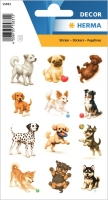 Herma stickers Decor legesyge hunde 3 ark