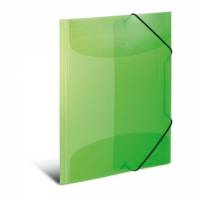 Herma A3 PP plast elastikmappe lys grøn
