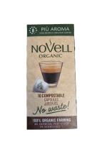 Kaffe kapsel til Nespresso maskiner komposterbar Piu Aroma 10stk