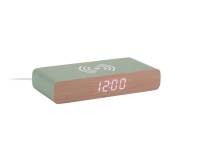 Karlsson Retro Flat LED vækkeur 7,6x3cm grøn