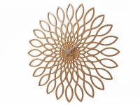 Karlsson Sunflower vægur Ø60cm MDF brun 