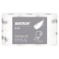 Katrin Plus toiletpapir 2-lags 50m x 12,5cm Ø11,5cm hvid