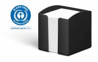 Kubusblokholder eco med 800 papirsedler i formatet 93x93 mm sort