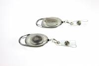 Kul&oslash;rt yoyo med karabinhage og b&aelig;lteclips, klar