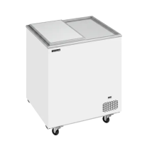 TefCold kummefryser IC203SD med skydel&aring;g hvid 163 liter
