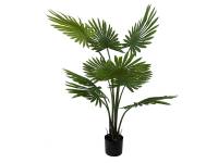 Kunstig plante Fan Palm Tree 83x108cm grøn