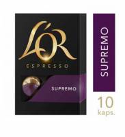L'OR Supremo 10 Espresso kaffekapsel, 10 stk kapsler