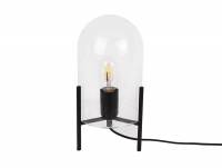 Leitmotiv Glass Bell bordlampe 30x16cm klar glas