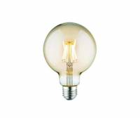 Leitmotiv Globe LED pære 2W E27 amberbrun