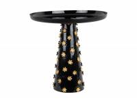 Leitmotiv Golden Flowers loungebord Ø50cm sort