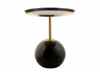 Leitmotiv Mila loungebord Ø40cm sort