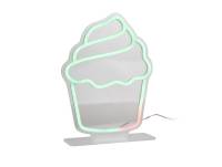 Leitmotiv neonlys Changing Cupcake lampe 21,7x29,3cm multifarvet