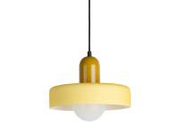 Leitmotiv Pendant Opaco Grato loftlampe Ø25cm gul
