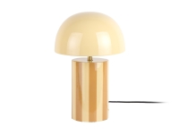 Leitmotiv Rayado bordlampe 25x34cm gul