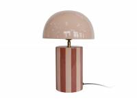 Leitmotiv Rayado bordlampe 25x34cm lyserød