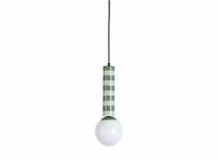 Leitmotiv Rayado loftlampe 12x38cm grøn