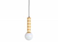 Leitmotiv Rayado loftlampe 12x38cm gul