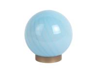 Leitmotiv Summer Globe bordlampe 15,2x16,7cm glas blå
