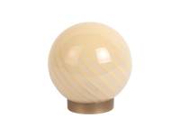 Leitmotiv Summer Globe bordlampe 15,2x16,7cm glas gul