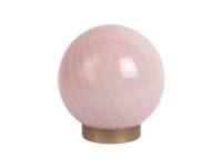 Leitmotiv Summer Globe bordlampe 15,2x16,7cm glas lyserød