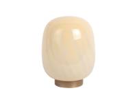 Leitmotiv Summer Globe bordlampe 15,6x20cm glas gul
