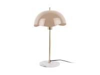 Leitmotiv Waved Dome bordlampe Ø30cm brun