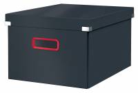 Leitz Cosy Click & Store Cube opbevaringsboks 281x200x370mm grå