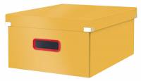 Leitz Cosy Click & Store Cube opbevaringsboks 369x200x482mm gul