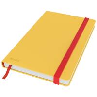 Leitz Cosy Soft Touch notesbog med hardcover A5 kvadreret gul