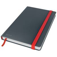 Leitz Cosy Soft Touch notesbog med hardcover A5 linieret grå