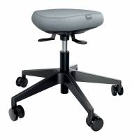 Leitz Ergo Active arbejdsstol med hjul og balance komfortsæde grå