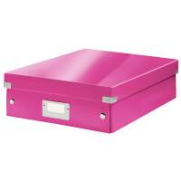 Leitz WOW organiseringsboks Click & Store 281x100x370mm pink