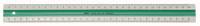 Linex S30 superlinealer med gummiskinne 30cm grøn