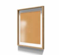 Lintex A01 glastavle med egetræsramme 100x100cm Sunny, bronze