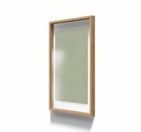 Lintex A01 glastavle med egetræsramme 70x100cm Fair, lys grøn
