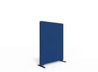 Lintex Edge Floor skærmvæg 100x135cm blå med sort liste
