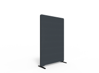Lintex Edge Floor skærmvæg 100x150cm mørk grå med sort liste