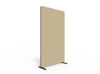 Lintex Edge Floor skærmvæg 100x180cm beige med sort liste