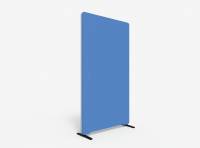 Lintex Edge Floor skærmvæg 100x180cm koboltblå med hvid liste