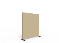 Lintex Edge Floor skærmvæg 120x135cm beige med sort liste