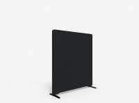 Lintex Edge Floor skærmvæg 120x135cm sort med sort liste